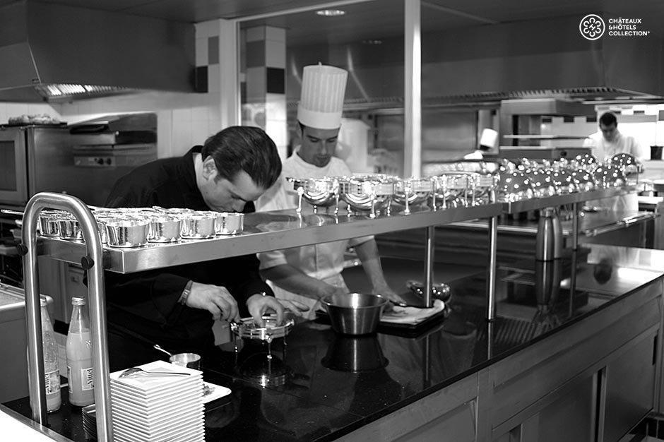 L'Assiette Champenoise Hotel Tinqueux Restoran gambar